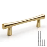 Pack Bright Gold Solid Cabinet Handles 3.75 Inch Hole Center Polished Brass Ki. Fixed Price $36.78.