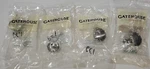 New Lot 4 Round Cabinet Knob Gatehouse Z833-28BNI Satin Nickel Colonial 1.11. Fixed Price $12.00.