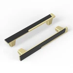10 Pack Black Gold Cabient Handles 2 Tone Cabinet Hardware Brus.... Fixed Price $74.39.