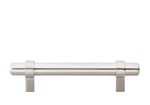 Cabinet Pulls, Set Of 10, Gliderite 3-3/4' Stainless Steel Brushed Euro Style. Fixed Price $28.00.