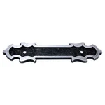 National Lock Mediterranean Old Iron 3" Ctr. Cabinet Pull Backplate 6341-2A. Fixed Price $5.59.