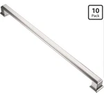 Alzassbg 10 Pack Brushed Satin Nickel Cabinet Pulls, 11-1/3 INCH(288MM) Hole.... Fixed Price $39.99.