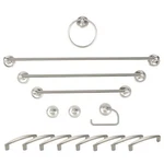 Century Hardware 80015-15 Aria Presidential 15PC Satin Nickel Bath Set Pulls. Fixed Price $99.99.