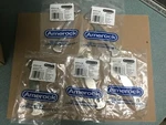 Lot Of Amerock BP875G9 Backplates, 4-3/8-INCH, Sterling Nickel Usa Made. Fixed Price $5.00.