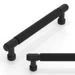 10 Pack Matte Black Knurled Cabinet Pulls 5 INCH128MM Kitchen Handles.... Fixed Price $46.85.