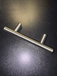 Brainerd Bar 2-1/2-IN Center To Stainless Steel Cylindrical Cabinets. Fixed Price $5.00.
