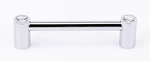Alno C715-4-SB Contemporary Crystal 4" Pull Satin Brass. Fixed Price $51.96.