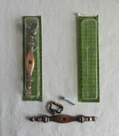 Vtg Amerock Copper Colonnade T-715 Cabinet & Drawer Pull Nos Key Backplate. Fixed Price $9.89.