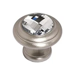 Alno C211-CLR/SN Swarovski Crystal 1/4" Knob Satin Nickel. Fixed Price $43.96.