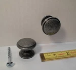 10 Pack: #161-IR: Wrought Iron: Solid Brass 1-1/4" Cabinet Knob: By Cliffside. Fixed Price $19.88.