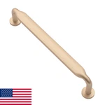 Alzassbg 6 Pack Brushed Brass Cabinet Handles 5" Arch Modern Kitchen Hardware. Fixed Price $33.74.