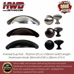 Cup Pulls Round Knob Kitchen Bath Cabinet Handles Bronze Black Nickel Vintage. Fixed Price $6.99.