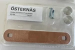 Ikea Osternas Leather Handle Tanned 2 Pack Sealed 65MM New. Fixed Price $8.54.