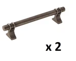 *2* Amerock Davenport 5-1/16 In. (128MM) Gunmetal Bar Cabinet Pull BP36606GM. Fixed Price $19.99.
