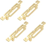 4 Pcs Oriental Style Deluxe Pull Handles Cupboard Hardware Gold Drawer. Fixed Price $17.99.