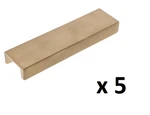 *5* Sumner Street Martin In. Center-to-center Satin Brass Drawer Lip Pull. Fixed Price $29.99.