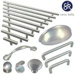 Swiss Kelly Hardware Satin Nickel Kitchen Cabinet Handles Drawer Pulls. Fixed Price $34.50.