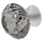 30PCS Wisdom Stone Nina 1-3/8 In. Chrome With Smoke Crystal Cabinet Knob Diamond. Fixed Price $50.00.