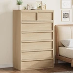 7 Drawer Of Dresser Large Wooden Storage Cabinet For Living Bedroom Natural. Fixed Price $151.29.