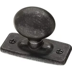 1-1/4" Ironcraft Knob With Backplate Distressed. Fixed Price $6.06.