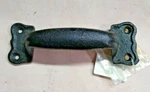Large Cast Iron Rustic Trunk Cabinet Drawer Pull Grip Handle Barn Door Salvage. Fixed Price $8.95.
