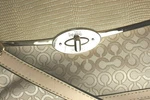 Nwt Coach Large Bag Tote Top-zip Beige Leather. Fixed Price $95.00.
