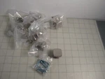 10PK Franklin Brass P29542K-SN-B 1-1/8" Webber Satin Nickel Kitchen Cabinet Knob. Fixed Price $17.99.
