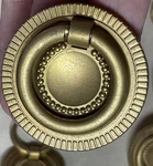 Vintage Amerock Antique Brass Pat.pend. R.d. 1964 Can Cabinet Pulls-lot Of 20. Fixed Price $65.00.