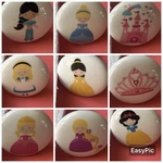 Multicolor Set Of 11 Disney Princess Ceramic Drawer Knobs, Hardware Included.. Fixed Price $15.00.