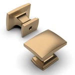 Amerdeco 10 Pack Champagne Bronze Cabinet Pulls Knobs 1-1/8 Inch Single Hole. Fixed Price $38.38.