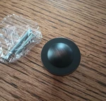 New- 12-PACK Cabinet Knob Amerock BP11423ORB- 1-1/4" Mushroom Oil Rubbed Bronze. Fixed Price $20.00.