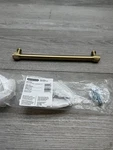 Amerock BP37747BBZ Faraday 8-13/16" Center To Knurled Bar Gold *read*. Fixed Price $9.99.