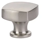 4) Emtek 86450US15 Freestone 1-1/4 Inch Square Cabinet Knob Satin Nickel. Fixed Price $44.87.