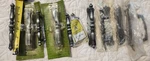 (11) Vintage Amerock Antique English Pulls 176C Pewter & Black Handles Lot. Fixed Price $65.00.