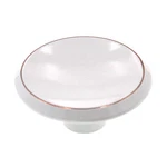 Vintage Amerock Heirloom Ceramoid White 2" Round Cabinet Knob BP554-C1. Fixed Price $7.90.