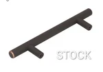 Amerock 5" Oil Rubbed Bronze Solid Door Cabinet Drawer Pulls Handles 5PK New. Fixed Price $33.33.
