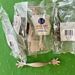 6 Belwith Hickory West Indies Pearl 3/4"CC Cabinet Handle Pulls P7530-PN. Fixed Price $16.00.