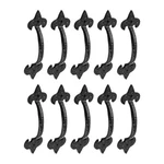 Door Drawer Pull Black Wrought Iron Fleur De Lis 6 1/2'' Renovators Supply. Fixed Price $129.99.