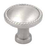 P402 Satin Nickel 1/4" Solid Brass Round Cabinet Knob Pulls Keeler Annapolis. Fixed Price $13.91.