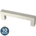 10-PACK Simple Modern Square 3-3/4 In. (96 Mm) Cabinet Drawer Pulls St. Fixed Price $25.20.