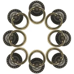 Murtenze 12 Pieces Antique Drawer Ring Pulls, Vintage Bronze, Round. Fixed Price $18.99.