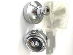 Omnia 430 Solid Brass Beaded Door Knob In Chrome - Set Of 2. Fixed Price $59.95.