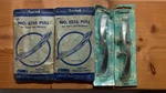 Rare Lot Of 4 Vtg Amerock Deco Style Chrome Cabinet Hardware Door Pulls W/screws. Fixed Price $48.00.