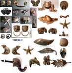 Solid Brass Drawer Handles Door Cupboard Knobs Kitchen Pulls New. Fixed Price $44.86.