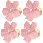 Cabinet Knobs Flower Metal 1.7 Inch Pink 4 Pcs Drawer Dresser Geesatis Kitchen. Fixed Price $28.99.