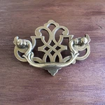 Belwith Chippendale Drawer Drop Bail Pull Handle Brigh Polished Brass 3" Centers. Fixed Price $20.00.