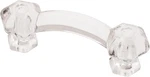 Clear Glass Handle Pull Kitchen Cabinet Hardware Victorian. Fixed Price $6.99.