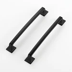 Ravinte 10 Pack Solid 6-1/4" Square Foot Arch Pull Cabinet Drawer Handle Black. Fixed Price $24.99.