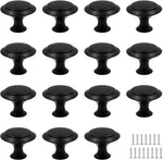Biaungdo 15 Pack 1INCH Flat Black Kitchen Cabinet Knobs Drawer Dresser. Fixed Price $10.50.