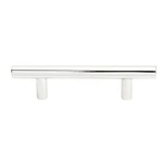 Emtek 86360US26 Mid Century Modern 4" C-to-c Brass Bar Pull Polished Chrome. Fixed Price $46.06.